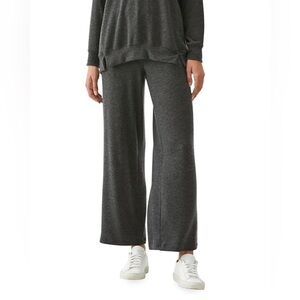 Michael Stars Charcoal Grey Juniper Wide-Waistband Pocket Lounge Pants Size S